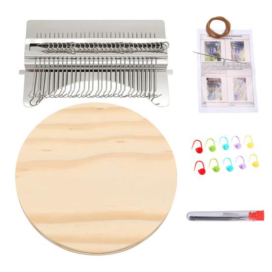 Yousheng Knit Patch Loom Kit Knitting Repair Patch Loom Knit Patch Maker Kit Portable Patch Darning Loom for Mending Worn Spots Holes