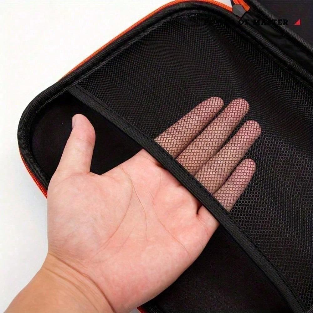 1pc Large Capacity Waterproof Tool Bag For Electricians And DIY Enthusiasts - Shockproof Oxford Cloth Carry Case For Electric Drills And Hardware