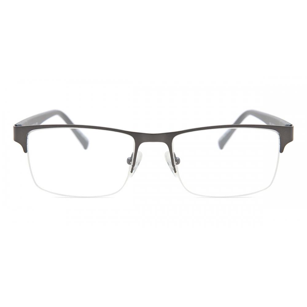 

Полуободковые квадратные матовые оправы цвета оружейной стали Smartbuy Collection Autumn Asian Fit 601a Fashion Women Eyeglasses Brown/54-18-140