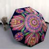 1pc Mandala Artwork Automatic Open/Close Umbrella, Portable Folding umbrella for Everyday Use yy250826037