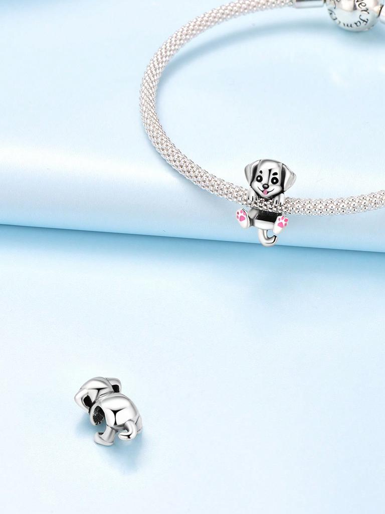 Charms Plata Cute Cats Dogs And Butterflies Beads Copper Plated Fit Copperoriginal Bracelet For Jewelry Making Diy Charm