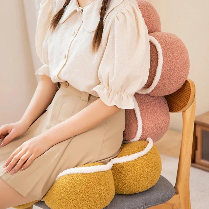 50cm 5-petal Flower Seat Cushion Stuffed Plant Colorful Plush Pillow Sofa Chair Decor Ladies Women Kids Fashion Gift