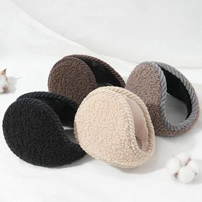 Kışlık Kulaklıklar Kalınlaştırılmış Peluş Rüzgar Geçirmez Soğuğa Dayanıklı Dış Mekan Kulak Koruyucu Kulaklıklar Yüksek Elastik Kulak Koruyucu