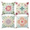 Copricuscini Estivi con Motivo Bohemien ad Acquerello Copricuscini Decorativi Comfort per la Casa Soggiorno Camera da Letto Divano Arredamento per la Casa Arte