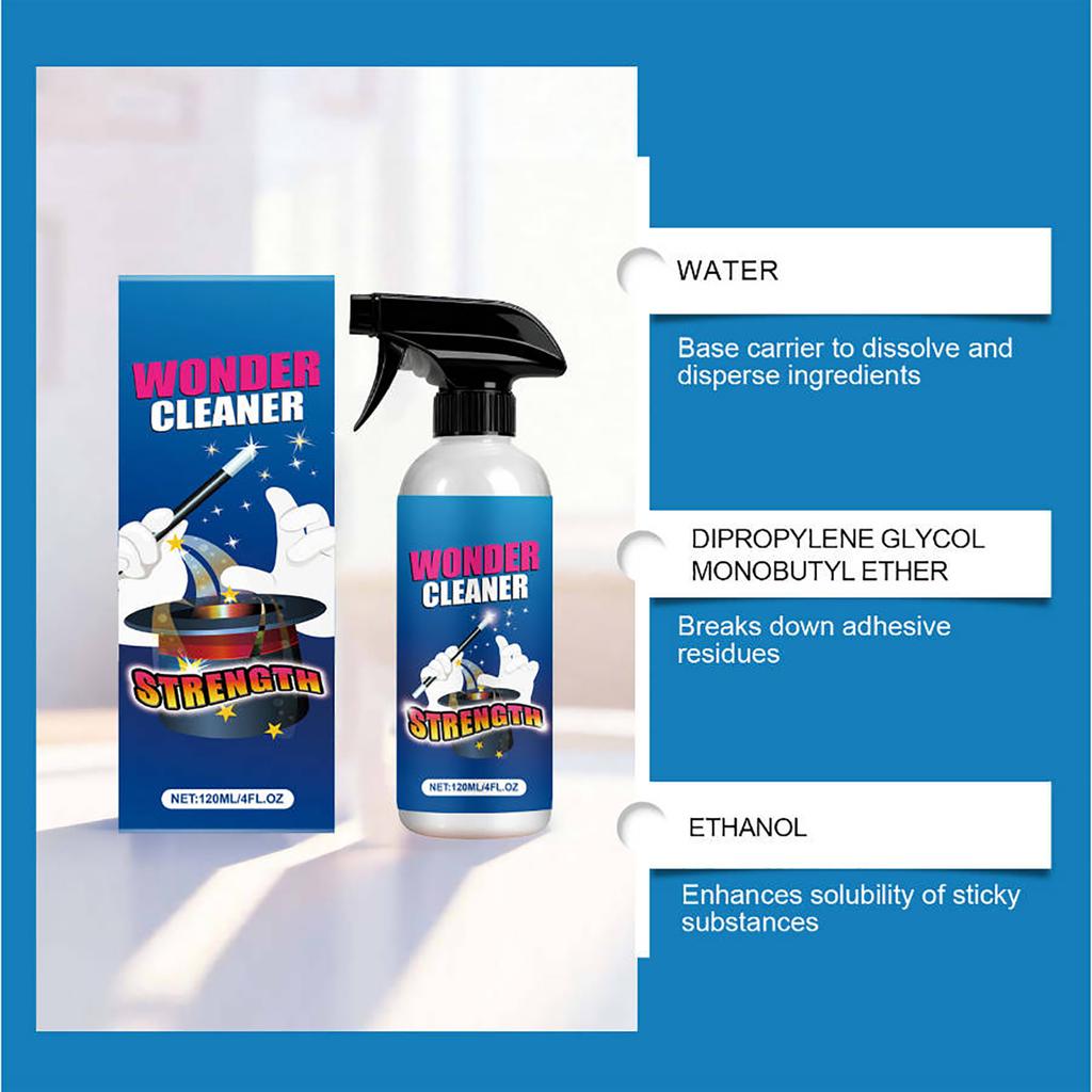 Multi Purpose Vehicle Household Surface Cleaning, Tar Stain Removal, Spray Remover Containing 120ml Of Liquid