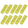 10Pcs Yellow Soft Tape Measure 300cm / 120 Inch Dressmaker Ruler  Sewing Craft