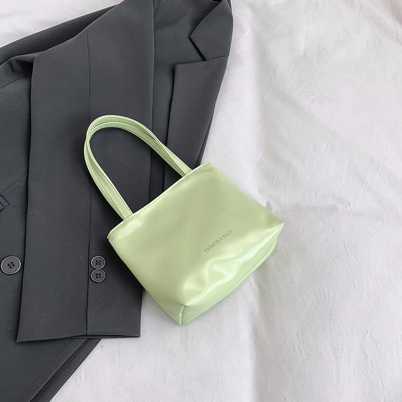 New Niche Tote Bag Summer Simple and Versatile Solid Color Simple Hand Bag Casual Commute