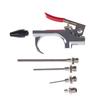 5 pezzi Kit di soffiaggio del compressore d'aria Ugelli Ago di gonfiaggio Pistola a spruzzo Strumento