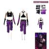 League Of Legends Jinx Cosplay Costume Halloween Party Uniform Set With Exquisite Printing