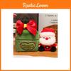 Christmas Gift Box Santa Claus Deer Plush Toy Doll With Pp Cotton Filling For Holiday Decor And Gift Giving