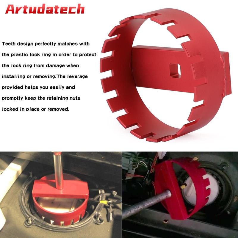 Artudatech Fuel Pump Socket 69800 fit Volvo S60 S80 V70 XC70 XC90 Lock Ring Removal Tool
