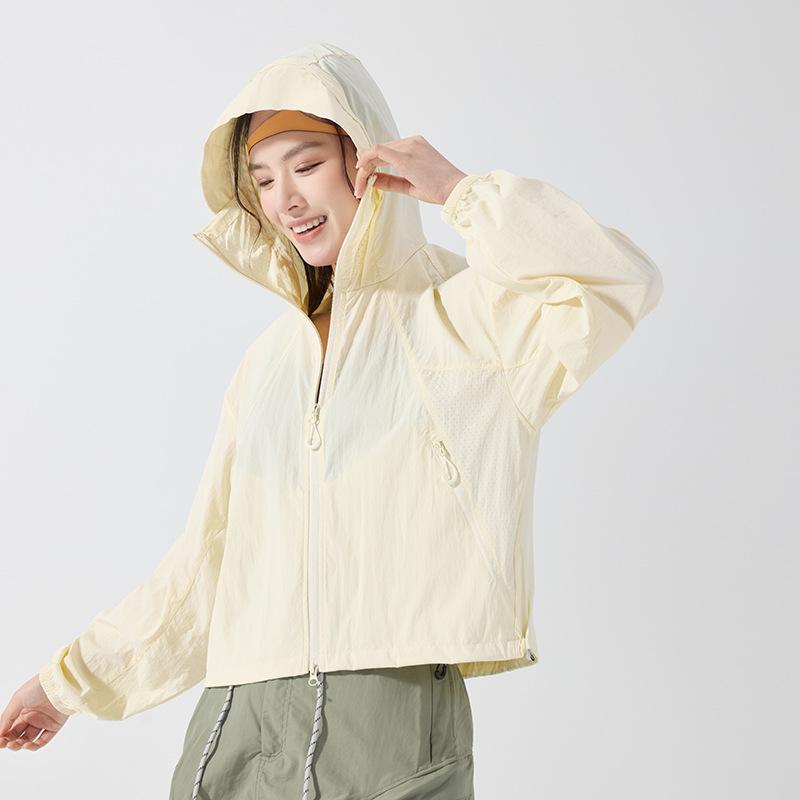 Summer new couple sunscreen clothes women's ultra-thin breathable UV-proof jackets outdoor sunscreen clothes men's