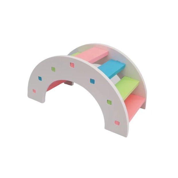 Exklusiv für Neueinsteiger: 2er Pack Hamster Regenbogenbrücke Leiter Spielzeug