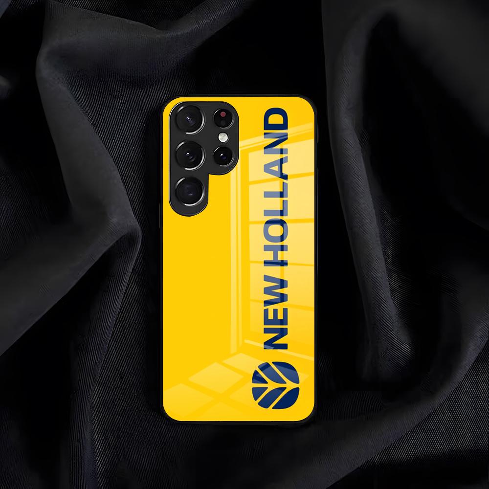 Tractor N-New H-Holland Phone Case For Samsung S26 S25 Edge S24 S23 S22 S21 S20 Ultra Plus FE Glass Cover