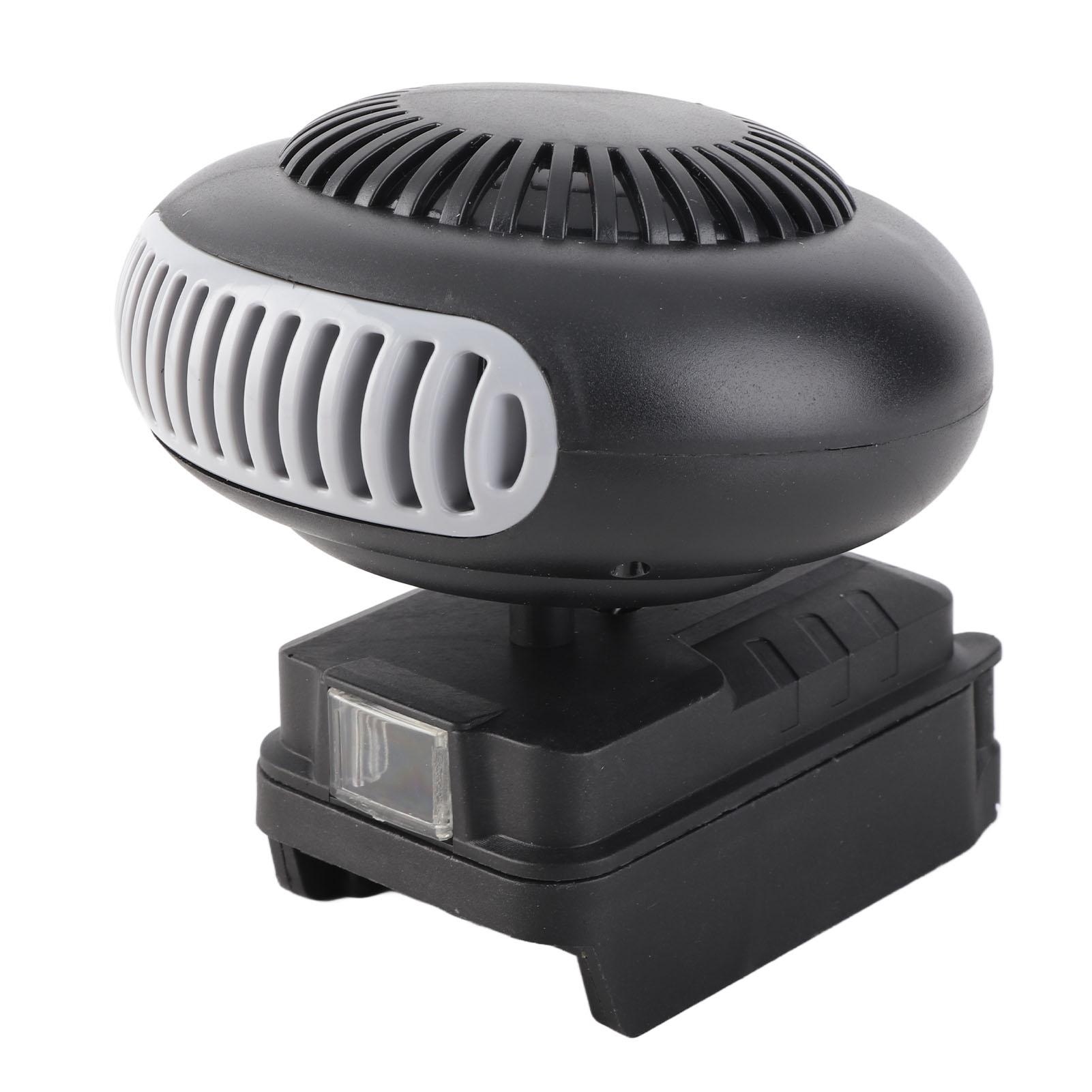 

Автомобильный обогреватель Маленький портативный Офис Ванная комната Умный термостат 170 Вт 2 уровня регулируемый для 18 В 5-контактной литий-ионной батареи WA3551