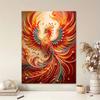 5D DIY Pearl Diamond Painting Kit Mythical Phoenix Full Drill Embroidery Mosaic Art Home Wall Decor Gift