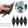 6mm/8mm/10mm/12mm Manual Fuel Pump Rubber Aluminum Hand Primer Oil  Petrol Diesel Liquid Transfer Pump Transfer Tools