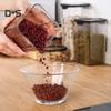 Moisture-proof Stackable Transparent Sealed Food Storage Jar Container with Lid