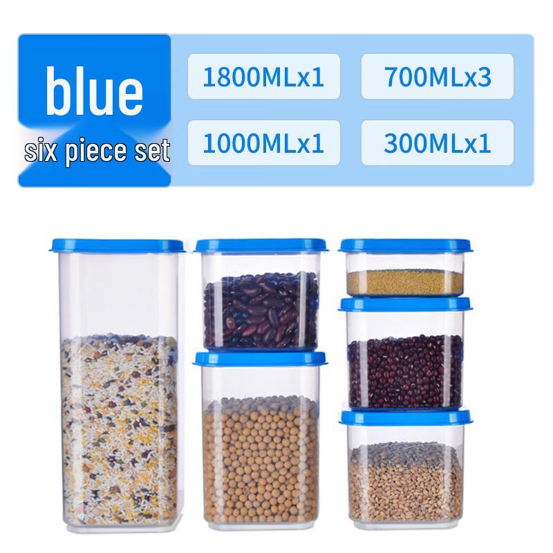 Yicang Transparent Plastic Food Storage Container Set