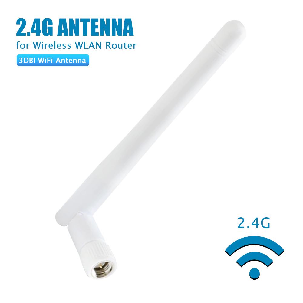 2,4G 3dBi Rundstrålande WIFI-antenn med SMA-hane Dubbelbandsantenn 5G Extern Rundstrålande WiFi-antenn för Trådlöst Nätverk