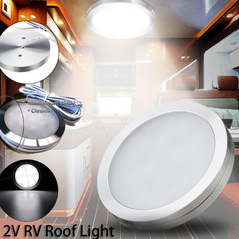 4PCS LED 12v Camping Car Ceiling Lamp RV Reading Lamp Boat Camper Trailer RV Interior  Lamp Car Interior Lights For Car Home