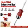 Self Locking Hole Saw Extension Rod Hex Shank Drill Connecting Rod  Woodworking Tools