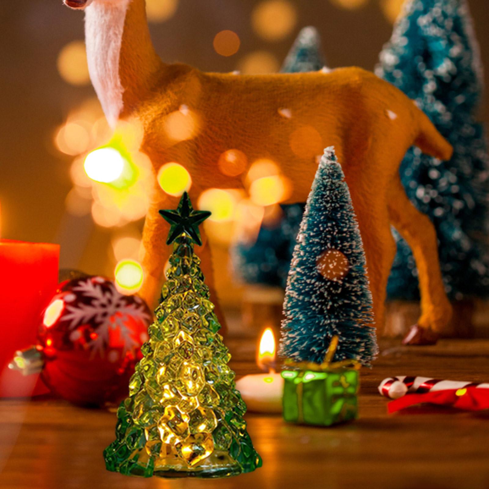 Christmas Decorative Lights, Electronic Candles, Christmas Tree Tabletop Decorations, Festive Atmosphere, Window Decorations, Small Night Lights