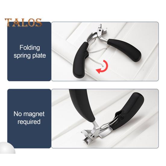 Negleklipper for tykke negler Heavy Duty tåneglklipper med oppsamlingsboks Bred kjeveåpning Fingernegleklipper for seniorer