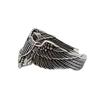 Yin Taifei Retro Amerikanischer Soldaten Hundemarke Abzeichen Ring - Herren Hip Hop Punk Offener Ring