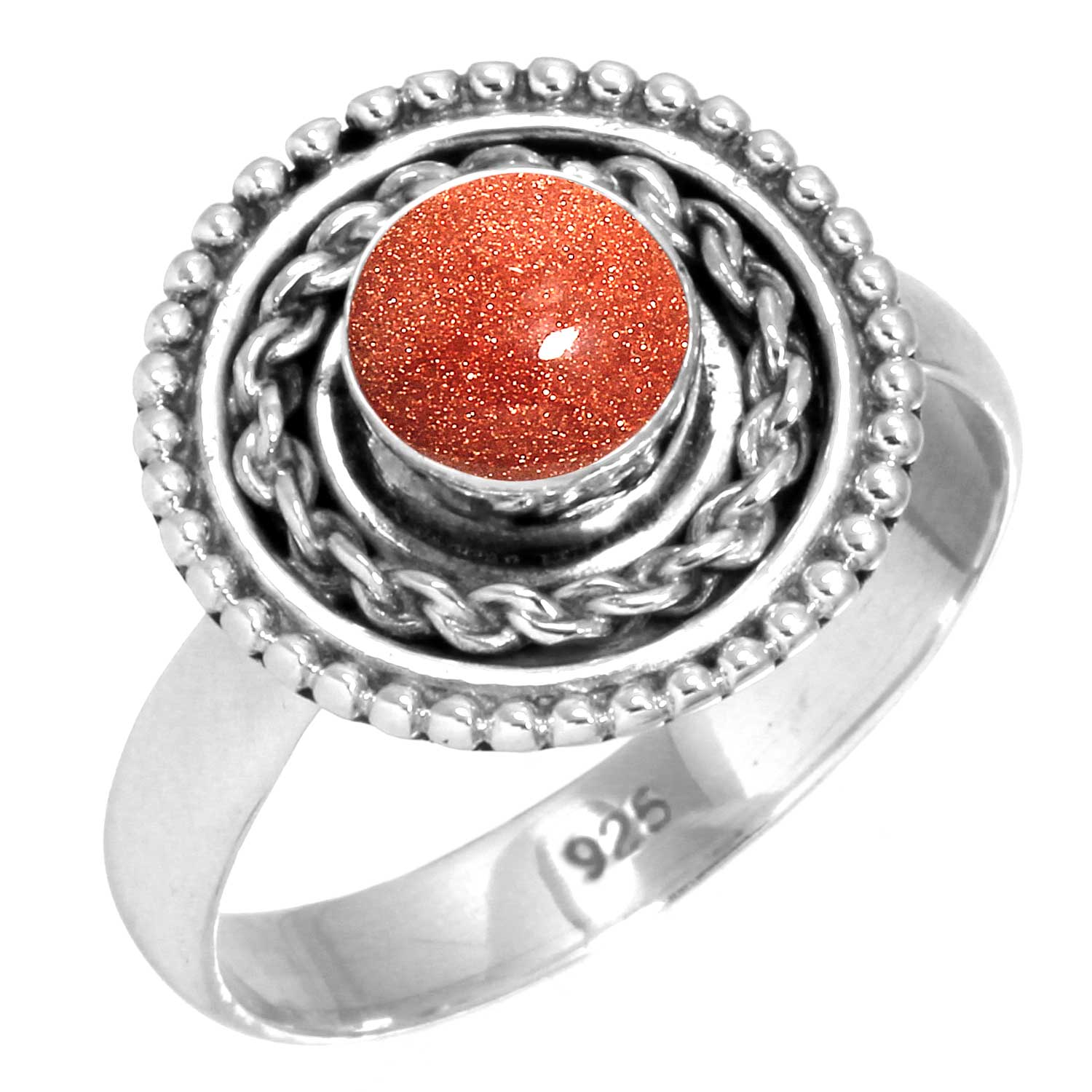 

Кольцо из стерлингового серебра 925 пробы Женское с драгоценным камнем Ручной работы Ювелирное изделие Свадебный подарок Янтарь Аметист Черный оникс Сердолик Гранат Кварц Зеленый оникс Золотой камень Винтаж 6.5 золотисто-коричневый