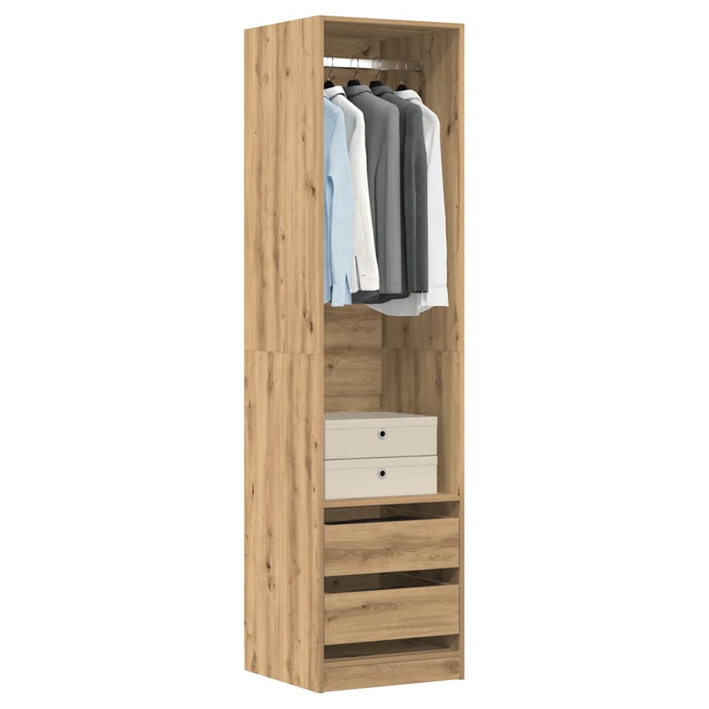 Artisan Oak Wardrobe 50 x 50 x 200 cm Particleboard