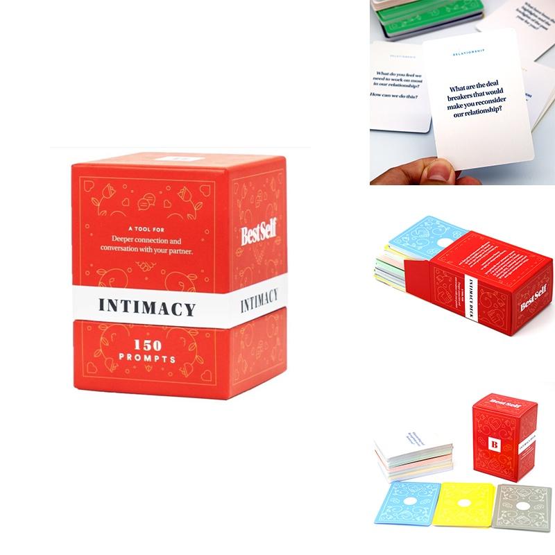 Bestself Intimacy Deck 150 Cards For Couples Board Game English Strategy