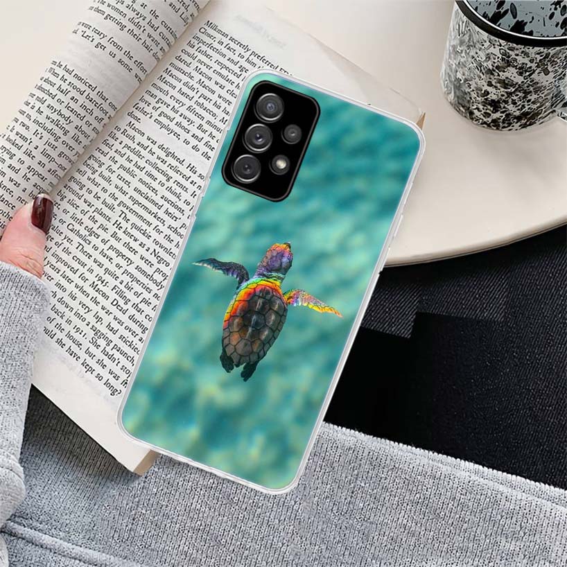 Turtle Tortoise Phone Case for Samsung Galaxy A17 A16 A15 A14 A13 A57 A56 A55 A54 A53 A37 A36 A35 A34 A33 A26 A25 A24 A23 Galaxy