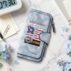 Vintage Long Purse New York Print Fashion Multi Card Slot Daily Casual Wallet