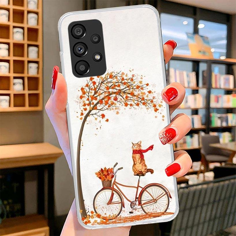 Pumpkin Happy Fall Autumn Phone Case For Samsung Galaxy A17 A37 A57 A16 A26 A36 A56 A15 A25 A35 A55 A14 A24 A34 A54 A13 A23 A33