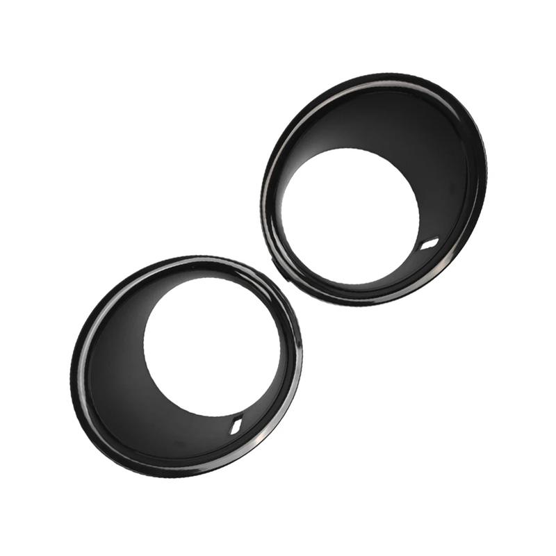 For Mini Cooper R55 R56 R57 2007-2011 2Pcs Front Fog Light Trim Ring Cover Frame OE 51112753661 51112753662 Fog Lamp Bezel Parts