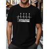 Plus Size Men's 'It's A Biker Thing' Graphic Tee - Casual, Round Neck T-Shirt for Summer, PLUS SIZE
