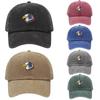 Usa Bald Eagle Printed Washed Cotton Adjustable Baseball Cap Classic Snapback Dad Hat Breathable Golf Fishing Outdoor Sun Cap