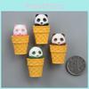 Animal Ice Cream Panda Magnetic Refrigerator Sticker Cute Pvc Decor For Kitchen And Home Use