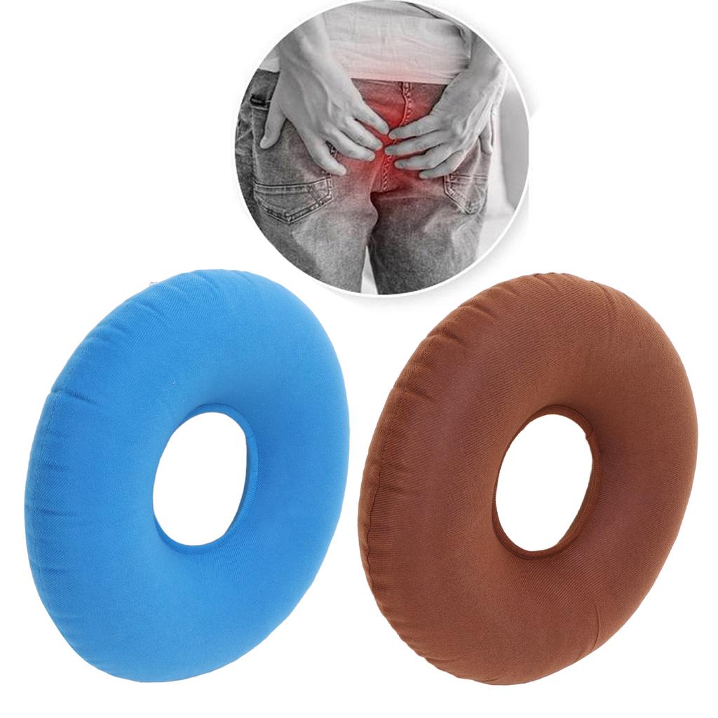 Inflatable Sitting Cushion Round Shape Prevent Bedsore Leakproof Wheelchair Stool Chair Cushion