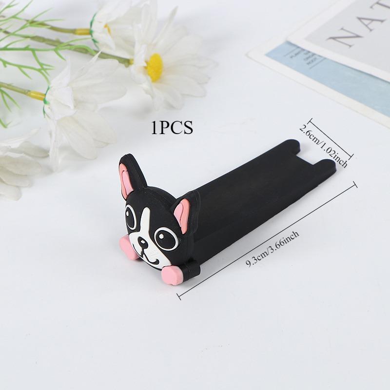 Cartoon Animal PVC Door Stopper, Anti‑Slip & Anti‑Pinch Decorative Door Holder