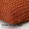 Rust Lumbar Pillowcase 30*50CM 12x20Inch Fall Decor Pillow Cover Corduroy Cushion Cover for Sofa Couch Hotel Housse De Coussion