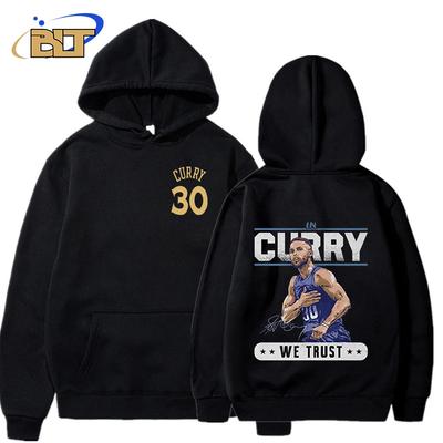 Stephen curry doppelseitig bedruckter Erwachsenen-Hoodie lockere große Größe Sport-Sweatshirt lässiges Oberteil für Männer und Frauen