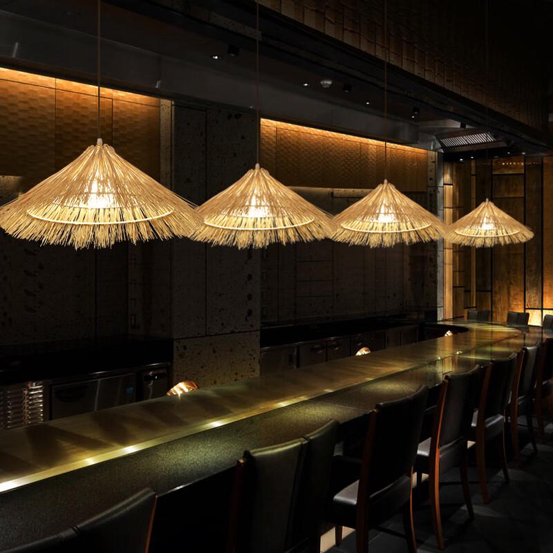 Zen Style Handwoven Bamboo Rattan Pendant Lamp