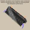 Universal Memory Memory Heatsink Heat Sink Wide Compatibility Across DDR3 DDR4 Module Fanless Ensures Quiet Operation