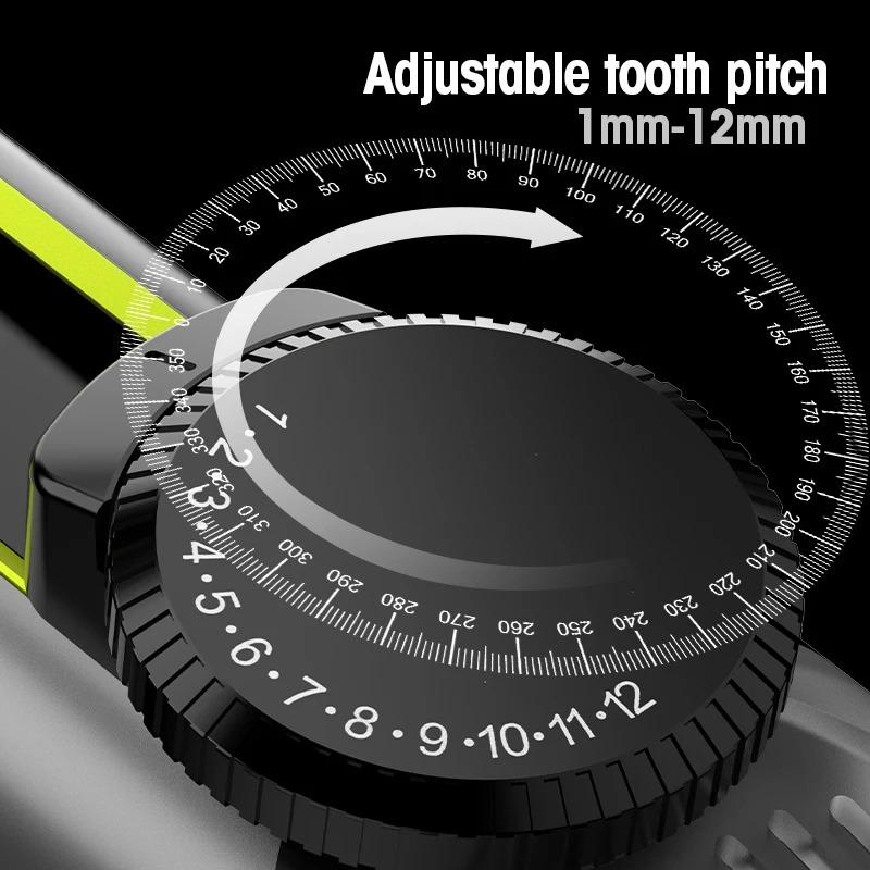 Multiplikation Professionelles Körperpflegeset für Männer IPX5 Wasserdichter elektrischer Haarschneider Kabelloser Haarschneider mit einstellbarer Zahnteilung von 1 mm bis 12 mm