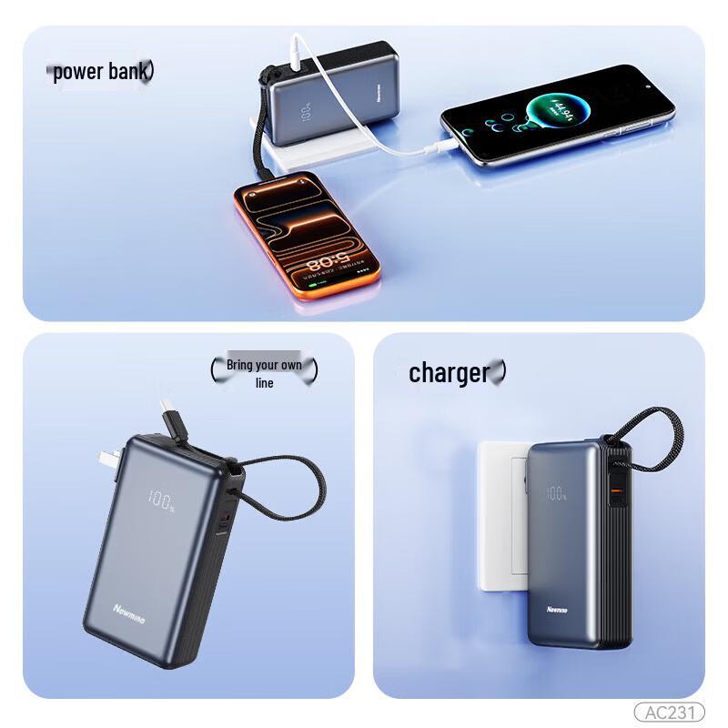 Newman AC231 20000mAh All-in-One Fast Charging Power Bank