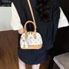 Guteco's neue Damenhandtasche Handtasche Alterssichtigkeit Kontrastfarbe Mode Nische Retro Muscheltasche Tragetasche