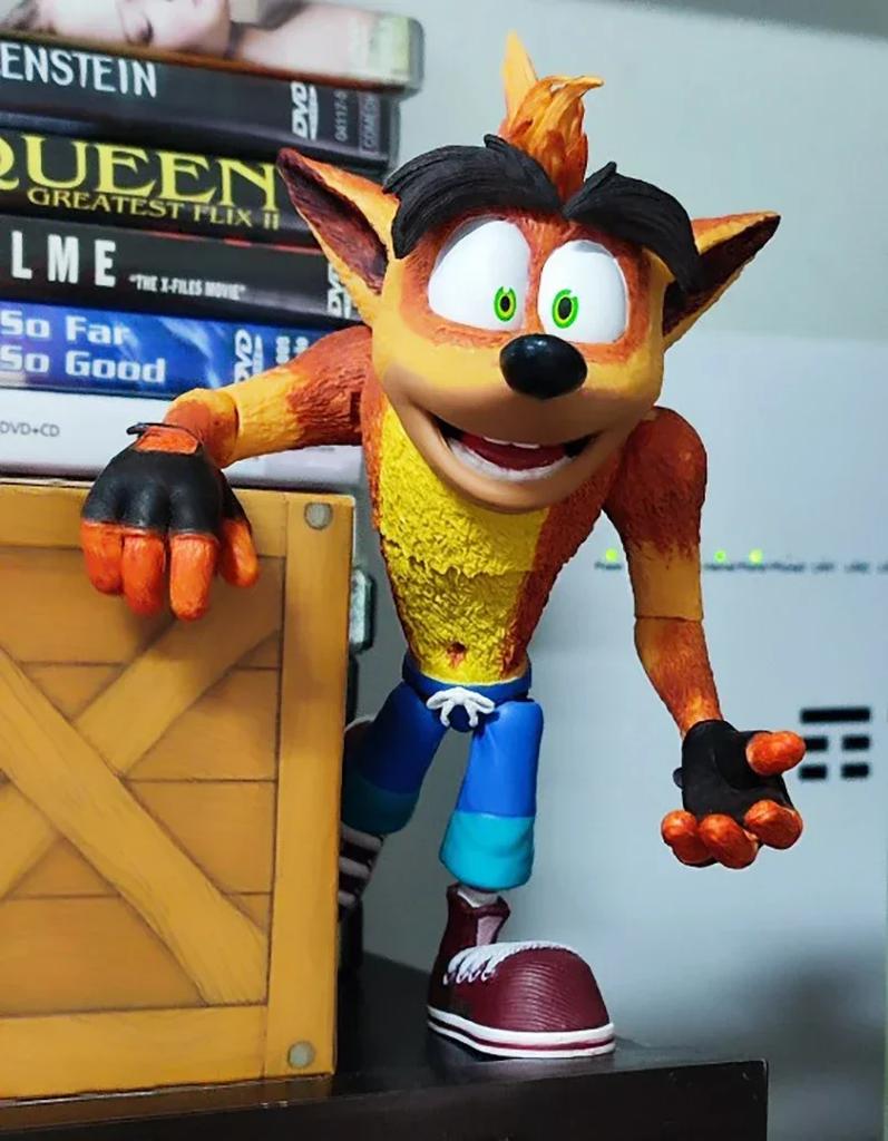 Hot New IN Stock Crash Figure Game Crash Bandicoot Sane Trilogy Action Anime Figure Toy Doll Decoration Halloween Gifts