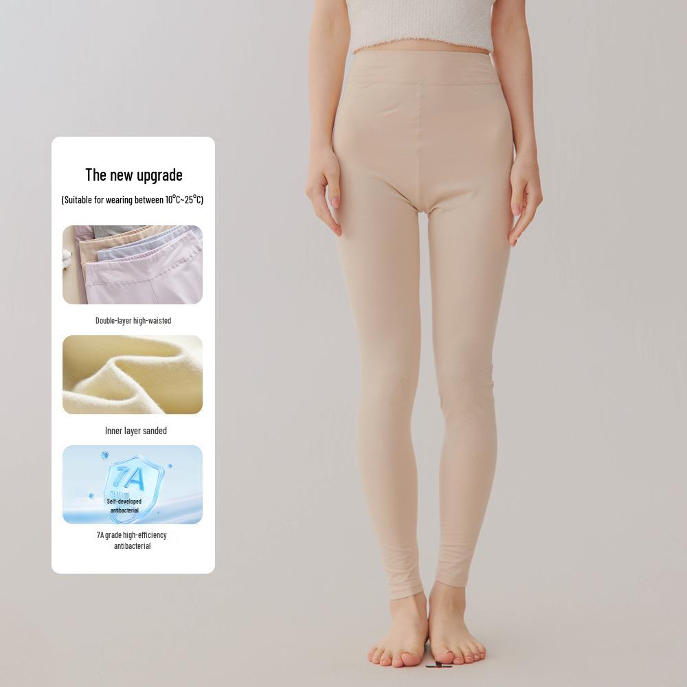 "2023 Women's High Waist Autumn Cotton Leggings - Slim Fit, Versatile, Thin, and Lengthened Design"